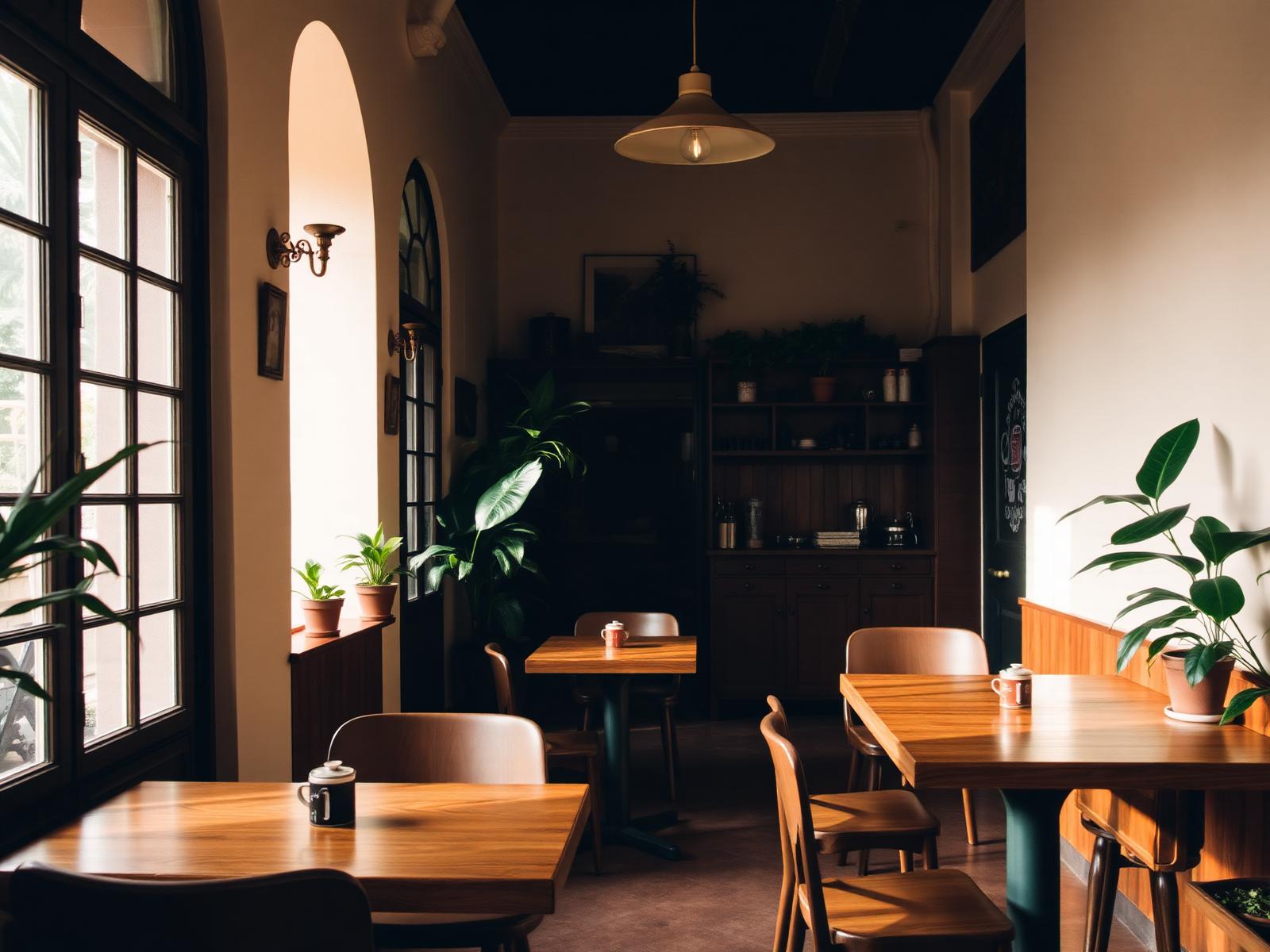 Interior de ÉPICO Coffee en Cartagena